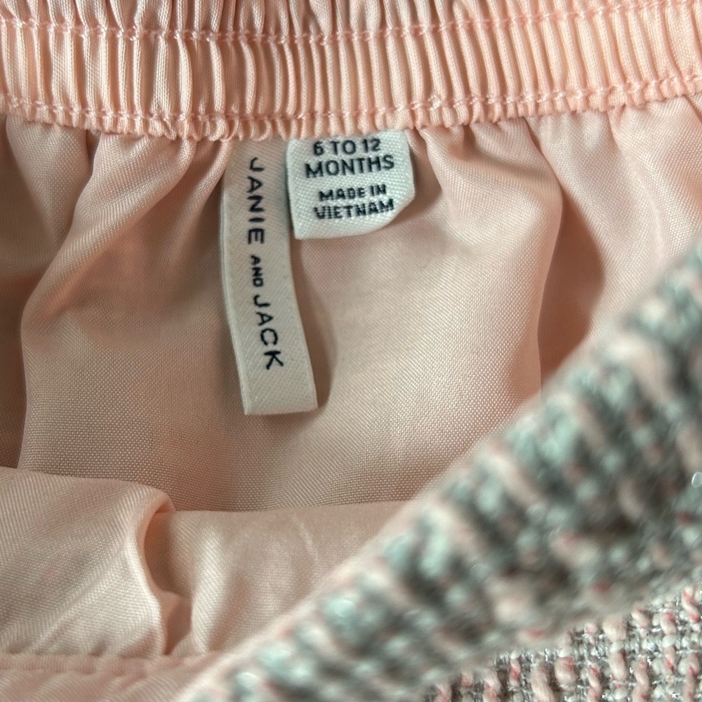 Janie and Jack Boucle Skirt 6-12 months Laura Ashley dress 3-6mo Bundle - Picture 6 of 14